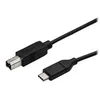 Image de StarTech.com Cable USB C - 50 cm - USB-C vers USB-B - Cable imprimante - USB 2.0 - Cordon USB Type-C - Cable imprimante USB C - Cable USB de type-C - 24 pin USB-C pour USB type B - 50 cm