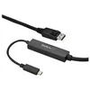 Image de StarTech.com Cable adaptateur USB-C vers DisplayPort 4K 60 Hz de 3 m - Cable USB Type-C vers DP en noir - adaptateur video externe - STM32F072CBU6 - noir