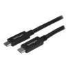 Image de StarTech.com Cable USB-C vers USB-C de 1 m - Cordon USB Type C vers USB Type C - M/M - USB 3.0 (5Gb/s) - Cable USB de type-C - 24 pin USB-C pour 24 pin USB-C - 1 m