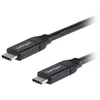 Image de StarTech.com Cable USB-C vers USB-C avec Power Delivery 5A de 50 cm - Cordon USB 2.0 Type-C certifie USB-IF - Noir - Cable USB de type-C - 24 pin USB-C pour 24 pin USB-C - 50 cm