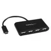 Image de StarTech.com Hub USB-C 4 ports - Mini-hub - Concentrateur USB Type-C - USB C vers 4x USB-A - USB 2.0 - concentrateur (hub) - 4 ports