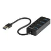 Image de StarTech.com Hub USB 3.0 a 4 ports avec interrupteurs marche/arrêt pour chaque port USB - Multiprise USB 3.0 vers 4x USB-A (HB30A4AIB) - concentrateur (hub) - 4 ports