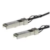 Image de StarTech.com Cable SFP+ a connexion directe de 1 m - Conforme a MSA - Cordon SFP+ 10G - Cable Twinax passif - Cable DAC - cable d'attache directe 10GBase - 1 m - noir