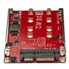 Image de StarTech.com Adaptateur pour deux disques SSD M.2 vers SATA - Convertisseur disque NGFF vers SATA dans baie de 2,5 - RAID - contrôleur de stockage (RAID) - M.2 Card - SATA 6Gb/s