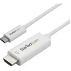 Image de Câble adaptateur USB-C vers HDMI - STARTECH - 1 m - 4K 60 Hz - Thunderbolt 3 - Blanc