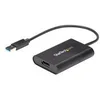 Image de StarTech.com Adaptateur USB 3.0 vers DisplayPort 4K 30Hz - Carte graphique externe USB 3.0 vers DP 4K (USB32DPES2) - Adaptateur DisplayPort - USB type A pour DisplayPort - Conformite TAA - 20 cm