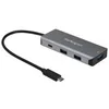 Image de StarTech.com Hub USB-C a 4 ports avec PD 100 W - 3 ports USB-A, 1 port USB-C - 10 Gbps - Cable hote integre de 25 cm (HB31C3A1CPD3) - concentrateur (hub) - 4 ports