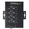 Image de StarTech.com Hub industriel USB vers serie RS232 / RS422 / RS485 a 4 ports avec protection electrostatique (ESD) 15 kV - adaptateur serie - USB 2.0 - RS-232/422/485 x 4 + USB 2.0 x 1 - Conformite TAA