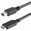 Image de Adaptateur Usb C Vers Mini Displayport Startech Cdp2mdpmm1mb Noir 1 M