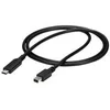 Image de StarTech.com 1m / 3.3ft USB-C to Mini DisplayPort Cable - 4K 60Hz - Black - USB 3.1 Type C to mDP Adapter (CDP2MDPMM1MB) - Cable DisplayPort - 24 pin USB-C pour Mini DisplayPort - 1 m