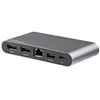 Image de StarTech.com USB C Dock, 4K Dual Monitor DisplayPort, Mini Laptop Docking Station, 100W Power Delivery Passthrough, GbE, 2-Port USB-A Hub, USB Type-C Multiport Adapter 3.3' Cable, Dual DP - Portable USB-C Dock (DK30C2DAGPD) - station d'accueil - USB-C - 2