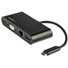 Image de StarTech.com Adaptateur multiport USB-C pour ordinateur portable - VGA, USB 3.0, GbE et Power Delivery 60W - Hub USB-C pour PC portable - station d'accueil - USB-C - VGA - 1GbE