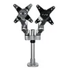 Image de StarTech.com Desk Mount Dual Monitor Arm, Premium Articulating Monitor Arm, up to 27 VESA Mount Displays, Height Adjustable Monitor Mount, Rotating/Swivel/Tilt, Desk Clamp/Grommet, Silver - Easy Quick Assembly (ARMDUALPS) kit de montage - bras reglable