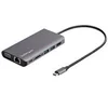 Image de StarTech.com DKT30CHVAUSP Adaptateur multiport - USB Type-C vers HDMI / VGA - Cable hôte de 30 cm - Power Delivery de 100 W - station d'accueil - USB-C - VGA, HDMI - 1GbE