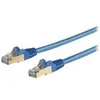 Image de StarTech.com 5m CAT6A Ethernet Cable, 10 Gigabit Shielded Snagless RJ45 100W PoE Patch Cord, CAT 6A 10GbE STP Network Cable w/Strain Relief, Blue, Fluke Tested/UL Certified Wiring/TIA - Category 6A - 26AWG (6ASPAT5MBL) - cordon de raccordement - 5 m - ble