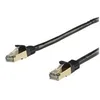 Image de StarTech.com 10m CAT6A Ethernet Cable, 10 Gigabit Shielded Snagless RJ45 100W PoE Patch Cord, CAT 6A 10GbE STP Network Cable w/Strain Relief, Black, Fluke Tested/UL Certified Wiring/TIA - Category 6A - 26AWG (6ASPAT10MBK) - cordon de raccordement - 10 m -
