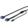 Image de Câble KVM USB VGA - StarTech.com - 3 m - Résolution 1920 x 1200 - Connecteur unique - Noir