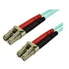 Image de StarTech.com 7m OM3 LC to LC Multimode Duplex Fiber Optic Patch Cable - Aqua - 50/125 - LSZH Fiber Optic Cable - 10Gb (A50FBLCLC7) - cordon de raccordement - 7 m - turquoise