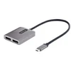 Image de StarTech.com 2-Port USB-C MST Hub, USB Type-C to 2x DisplayPort Multi-Monitor Adapter for Laptop, Dual-DP up to 4K 60Hz w/ DP 1.4 Alt Mode DSC, HDR, 1ft (30cm) Cable, USB Bus-Powered - Multi-Stream Transport Hub (MST14CD122DP) - repartiteur video/audio