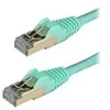 Image de StarTech.com 1.5m CAT6A Ethernet Cable, 10 Gigabit Shielded Snagless RJ45 100W PoE Patch Cord, CAT 6A 10GbE STP Network Cable w/Strain Relief, Aqua, Fluke Tested/UL Certified Wiring/TIA - Category 6A - 26AWG (6ASPAT150CMAQ) - cordon de raccordement - 1.5