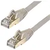 Image de Câble Cat6a Startech 1,5 M Gris Blindé Rj45