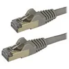 Image de StarTech.com 1.5m CAT6A Ethernet Cable, 10 Gigabit Shielded Snagless RJ45 100W PoE Patch Cord, CAT 6A 10GbE STP Network Cable w/Strain Relief, Grey, Fluke Tested/UL Certified Wiring/TIA - Category 6A - 26AWG (6ASPAT150CMGR) - cordon de raccordement - 1.5