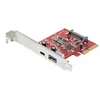 Image de StarTech.com Carte PCIe a 2 ports - USB-A et USB-C, 10 Gbps - Adaptateur de carte contrôleur hôte - Carte d'extension PCIe USB 3.2 Gen 2x1 - adaptateur USB - PCIe 3.0 x4 - USB-C 3.1 x 1 + USB 3.1 Gen 2 x 1