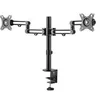 Image de StarTech.com Bras pour ecran PC a double affichage en aluminium - Double articulage - Pour moniteurs a montage VESA jusqu'a 30 (ARMDUAL3) kit de montage - bras reglable - pour 2 moniteurs - noir