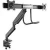 Image de Support De Moniteurs Startech.com Armslimdual2usb3 Aluminium Noir