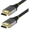 Image de Cable HDMI 2.0 Premium Certifie de 50cm - Cable HDMI 4k 60hz Ultra HD a Haut Debit - Cordon video HDMI UHD - pour Moniteurs, Televiseurs et ecrans UHD - M/M, Cable HDMI 2.0 Certifie Premium - blinde - gris, noir, support pour 4K60Hz (3840 x 2160)