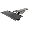 Image de StarTech.com Support Clavier Coulissant sous Bureau - Tablette Clavier/Souris Ajustable Hauteur - Mouvement Complet - 25 x 66cm (KBTRAYADJ2) - tiroir pour clavier/souris