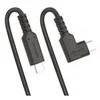 Image de StarTech.com 6ft (2m) Rugged Right Angle USB-C Cable, USB 3.2 Gen 1 (5 Gbps), USB C to C Data Transfer Cable, 4K 60Hz DP Alt Mode, 100W Power Delivery - 90 Degree USB-C Cable (RUSB315CC2MBR) - Cable USB de type-C - 24 pin USB-C pour 24 pin USB-C - 2 m