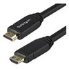Image de StarTech.com Cable HDMI 2.0 avec Connecteurs de Serrage 3m - Cable HDMI Premium 4K 60Hz avec Ethernet - HDR10, 18Gbps - Certifie - Cordon Video HDMI pour ecran/TV - M/M - Noir (HDMM3MLP) - cable HDMI - 3 m