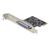 Image de StarTech.com Carte PCIe Parallele 1 Port - Carte Adaptateur PCI Express Parallele DB25 - Carte Extension Contrôleur LPT Imprimantes, Scanners Plotters - SPP/ECP - Standard/Low Profile (PEX1P2) - adaptateur parallele - PCIe - IEEE 1284