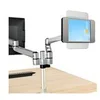 Image de StarTech.com Secure Tablet Stand, Anti Theft Universal Tablet Holder for Tablets up to 10.5, Lockable Tablet Stand for Desk/ K-Slot Compatible, VESA Mount, Wall Mount Tablet Enclosure - Security POS Tablet Stand (SECTBLTPOS2) pied - pour tablette - noir