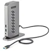Image de Hub USB - Startech - DK30A2DHUUE - 6 Ports USB A - 1 Port RJ-45 - Noir