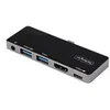 Image de StarTech.com Adaptateur Multiport USB-C - USB-C vers 4K 60Hz HDMI 2.0 - Power Delivery Passthrough 100W - Hub USB 3.0 3 Ports - Audio - Mini Dock USB-C - Travel Dock USB Type-C (DKT30ICHPD) - station d'accueil - USB-C - HDMI
