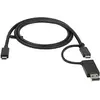 Image de Câble Usb-c Startech.com 3ft (1m) Hybride 2-en-1
