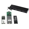 Image de StarTech.com Boitier USB-C 10Gbps vers M.2 NVMe/SATA SSD - Boitier Aluminium Externe Portable M.2 PCIe/SATA NGFF SSD - Cables Hôte USB Type-C USB-A - Compatible 2230/2242/2260/2280 (SM2E1BMU31C) - boitier externe - M.2 Card - USB 3.2 (Gen 2) - Conformit