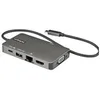 Image de StarTech.com Adaptateur Multiports USB-C - USB-C vers HDMI 4K 30Hz/VGA 1080p - Mini Dock USB Type-C - Alimentation 100W - Hub USB 3 Ports USB 5Gbps - GbE - Cable Integre 30cm (DKT30CHVPD2) - station d'accueil - USB-C - VGA, HDMI - 1GbE