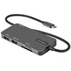 Image de StarTech.com Adaptateur Multiport USB-C - USB Type C vers HDMI 4K, Alimentation 100W Passthrough, SD/MicroSD, Hub USB 3 Ports USB 3.0 - Mini Dock USB-C - Cable Integre 30cm (DKT30CHSDPD) - station d'accueil - USB-C / Thunderbolt 3 - HDMI