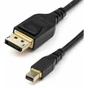 Image de Câble Mini Displayport Vers Displayport Startech Dp14mdpmm1mb Noir