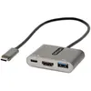 Image de StarTech.com Hub USB-C vers 4K 60Hz HDMI + 2 ports USB (1 x USB Type A + 1 x USB Type C) avec Power Delivery 100 W