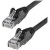 Image de StarTech.com Cable Ethernet CAT6 10m - LSZH (Low Smoke Zero Halogen) - Cordon RJ45 UTP Anti-accrochage 10 GbE LAN - Cable Reseau Internet 650MHz 100W PoE - Noir - Snagless - 24AWG (N6LPATCH10MBK) - cordon de raccordement - 10 m - noir