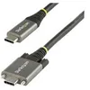 Image de StarTech.com Cable USB C 10Gbps 50cm a Verouillage par Vis Laterale - Cable USB 3.1/3.2 Gen 2 Type-C - 100W/5A Power Delivery, DP Alt Mode, Cordon USB-C a Double Vis de Fixation (USB31CCSLKV50CM) - Cable USB de type-C - 24 pin USB-C pour 24 pin USB-C - 50