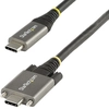 Image de Startech.com Usb31ccslkv1m Câble Usb Usb 3.2 Gen 2 (3.1 Gen 2) Usb C Noir, Gris