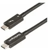 Image de StarTech.com 1.6ft (50cm) Thunderbolt 4 Cable, 40Gbps, 100W Power Delivery, 4K/8K Video Support, Intel-Certified Thunderbolt Cable - Compatible w/ USB4/Thunderbolt 3/USB 3.2/USB Type-C/DisplayPort (TBLT4MM50CM) - cable Thunderbolt - Thunderbolt 4 pour Thu