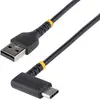 Image de Câble Usb Startechcom R2acr-30c-usb-cable 30 Cm Usb-a À Usb-c Angle 90°