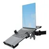 Image de StarTech.com Monitor Arm with VESA Laptop Tray, For a Laptop (4.5kg / 9.9lb) and a Single Display up to 32 (8kg / 17.6lb), Black, Adjustable Desk Laptop Arm Mount, C-clamp/Grommet Mount - VESA Monitor Mount (A2-LAPTOP-DESK-MOUNT) kit de montage - pour ec