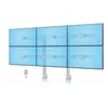 Image de StarTech.com Six-Monitor Desk Mount w/ Crossbar, Up To 32 Screens/17.6lb kit de montage - pour 6 ecrans LCD - colonne, double - blanc